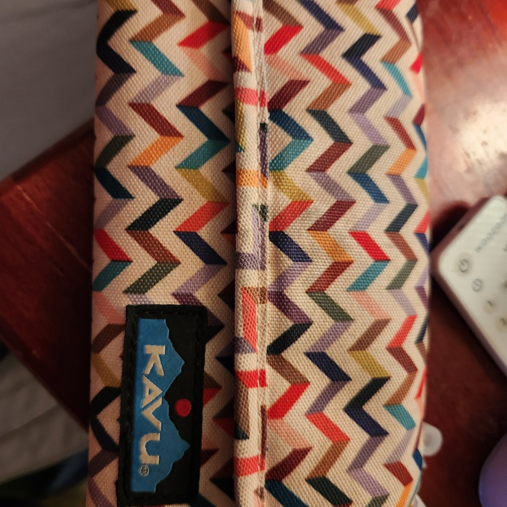 KAVU Colorful Chevron Pattern Wallet